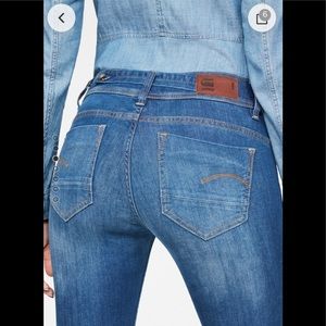 G-Star MIDGE SADDLE MID STRAIGHT LEG Women’s blue jeans sz 26 / length 32